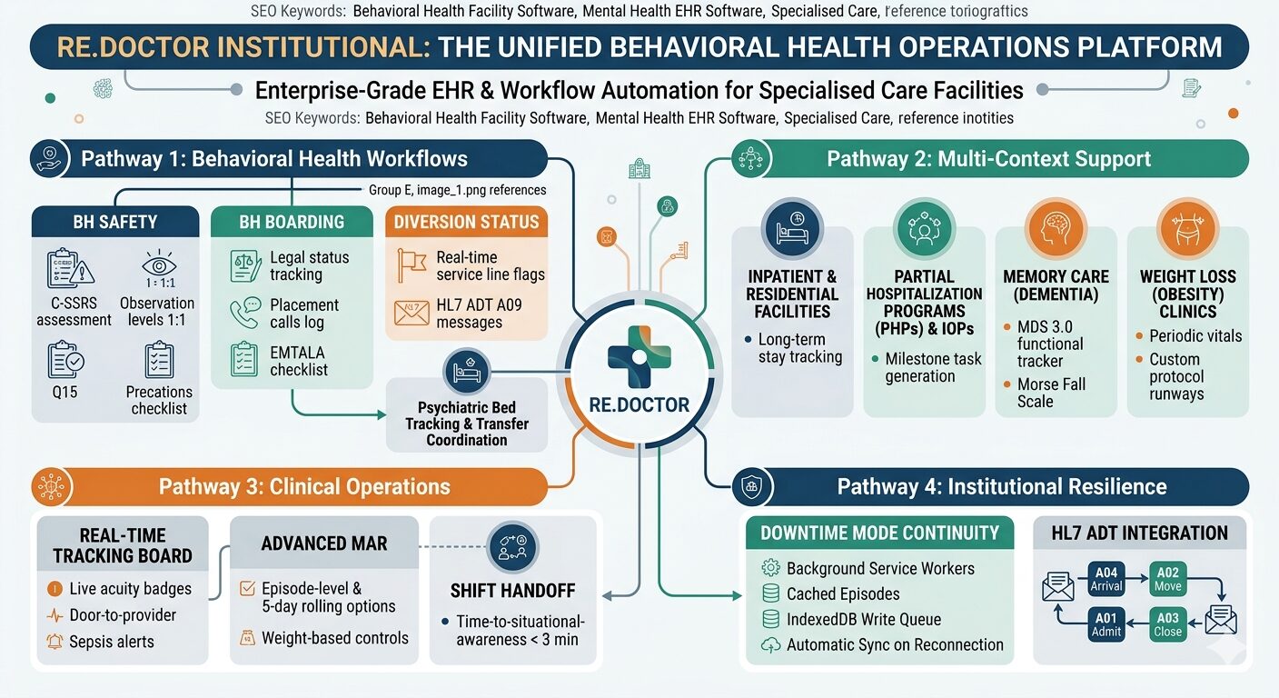 behavioral health facility software